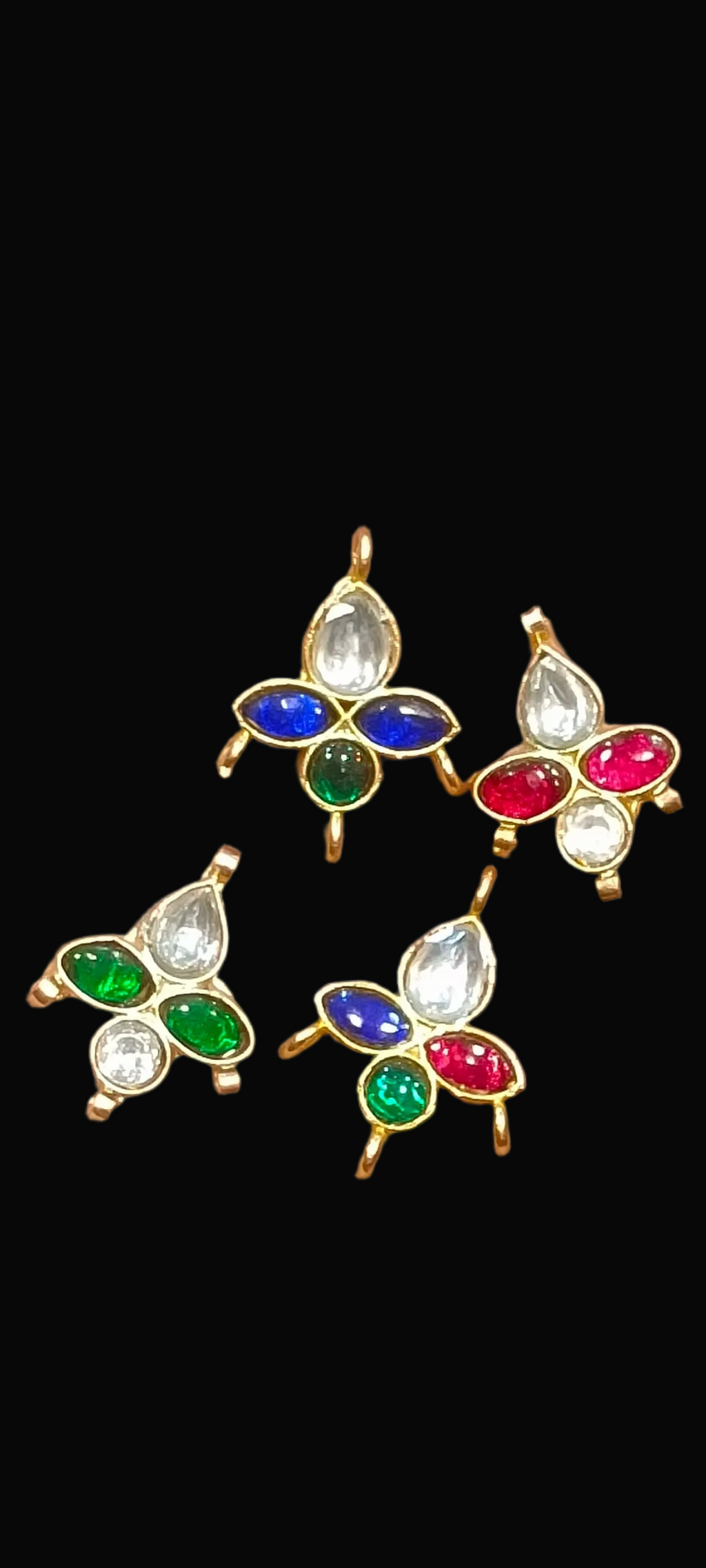 Jadau kundan||1 piece and||6 pieces pack||