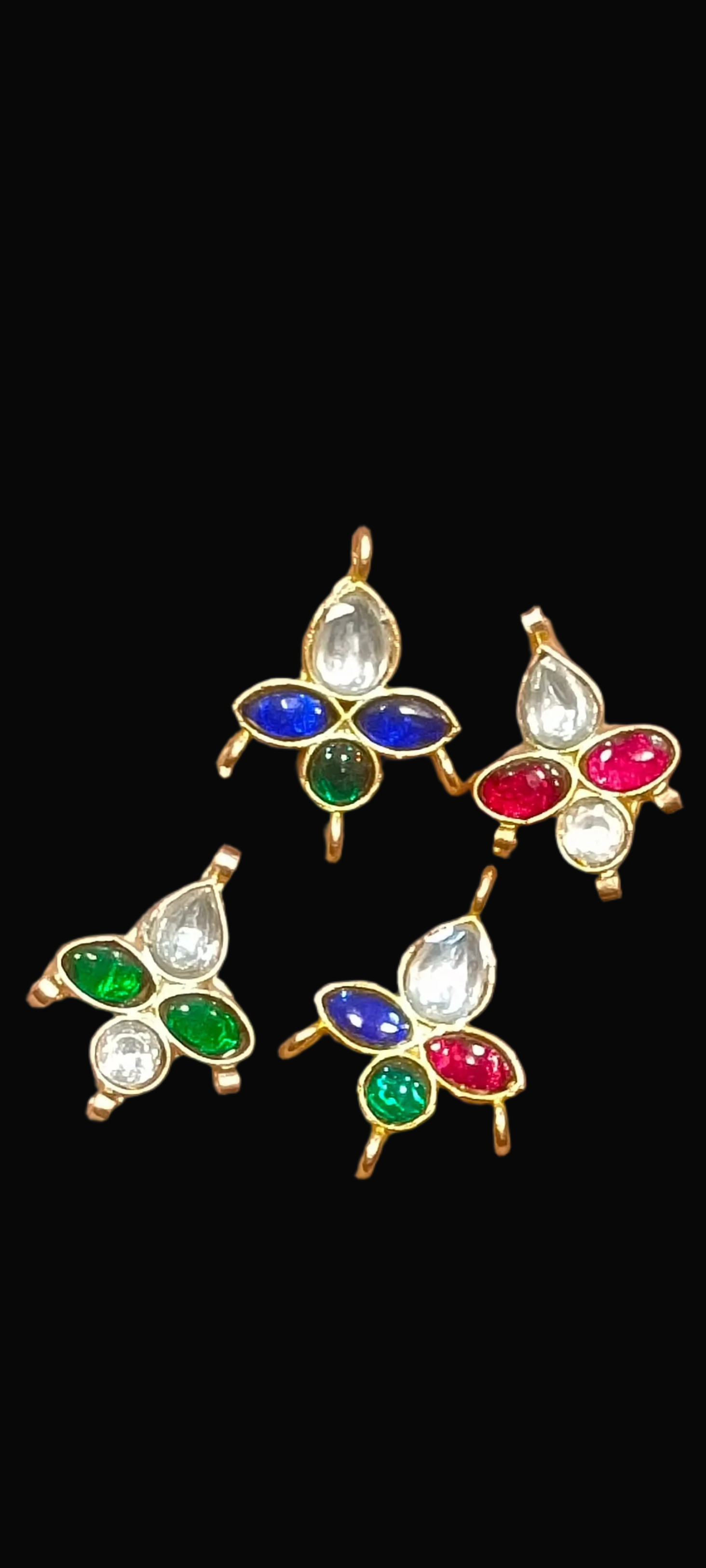 Jadau kundan||1 piece and||6 pieces pack||