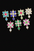 Jadau kundan || 1 pieces and 6 pieces back