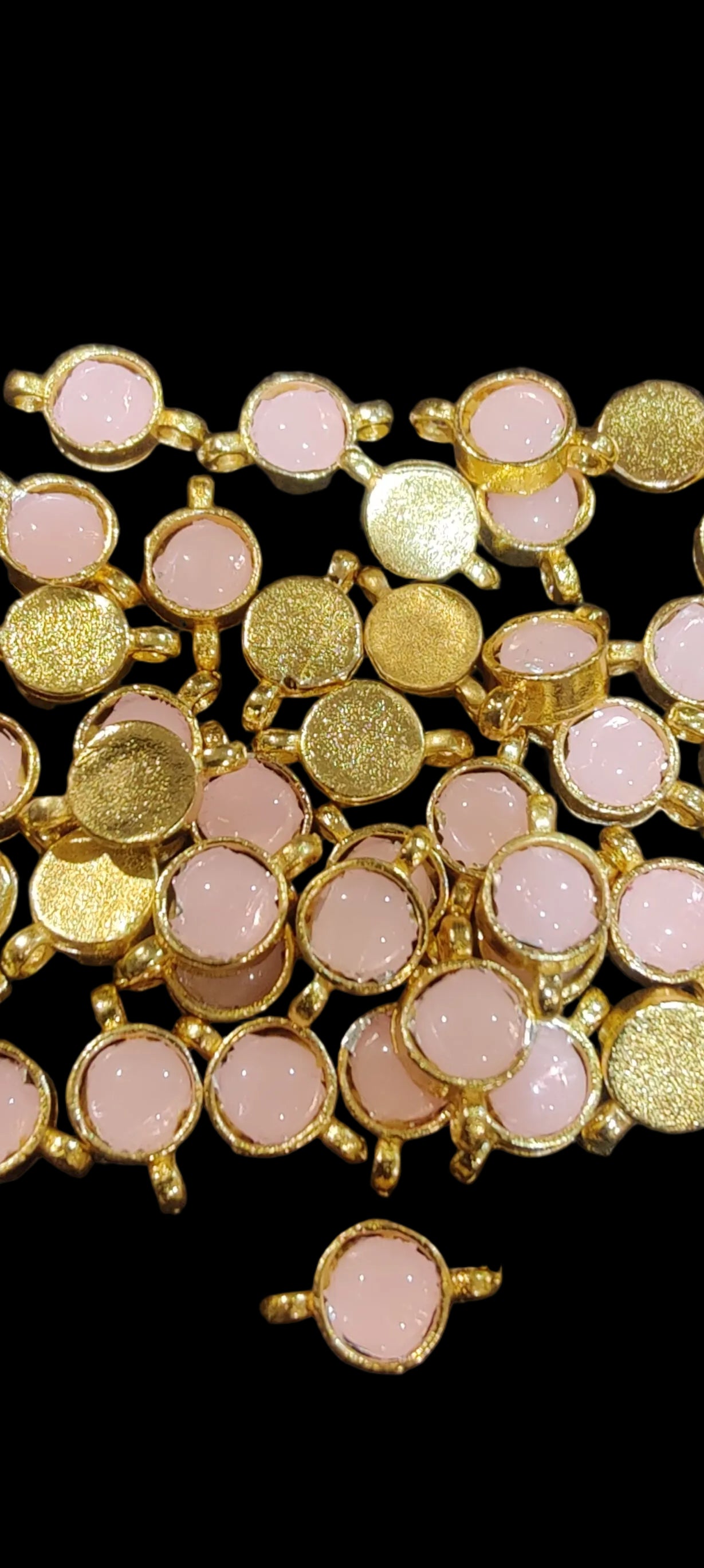 Single Stone Jadau Kundan|| 12 piece packing & 100 piece packing