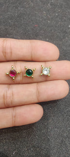 Single Stone Jadau Kundan|| 12 piece packing & 50 piece packing