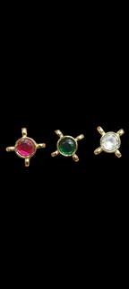 Single Stone Jadau Kundan|| 12 piece packing & 50 piece packing
