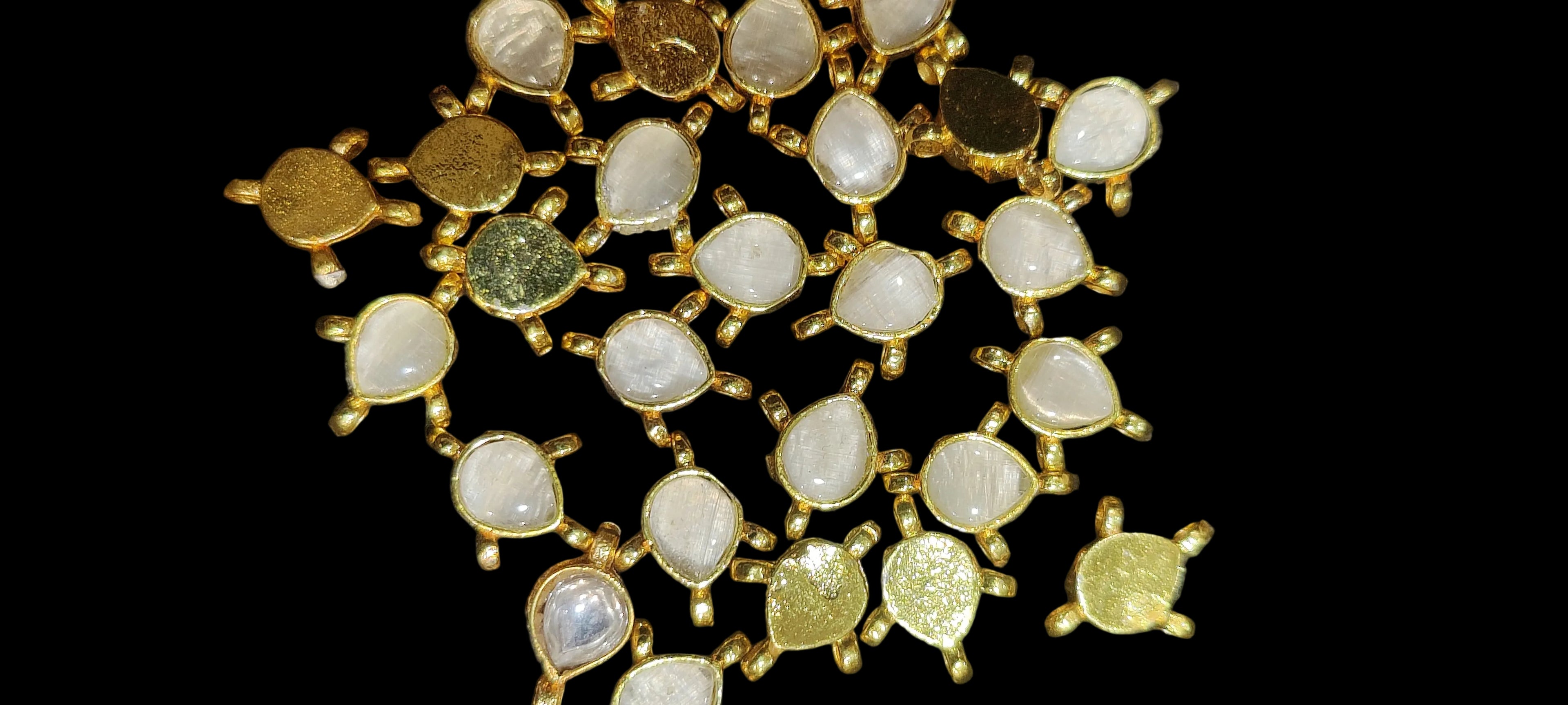 Single Stone Jadau Kundan|| 12 piece packing & 100 piece packing