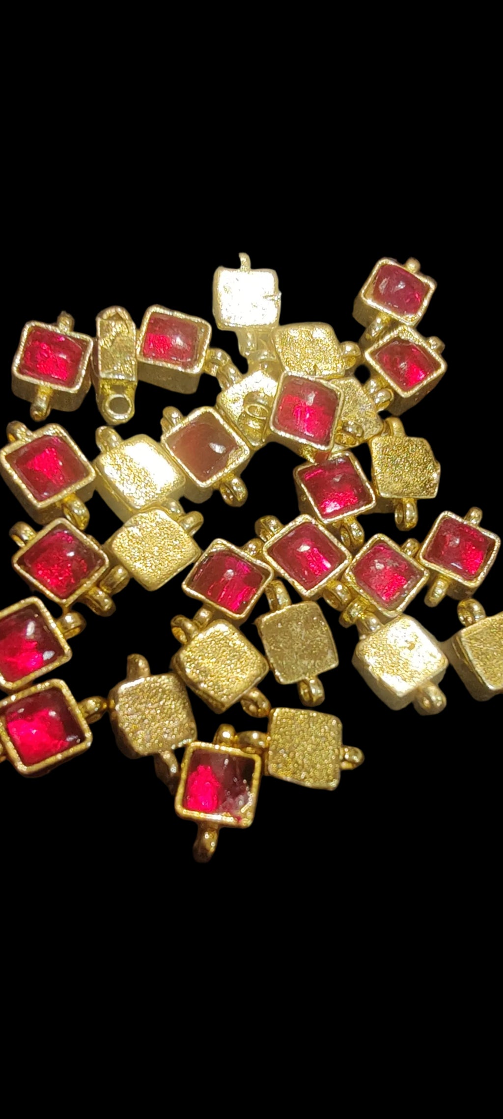 Single Stone Jadau Kundan|| 12 piece packing & 100 piece packing