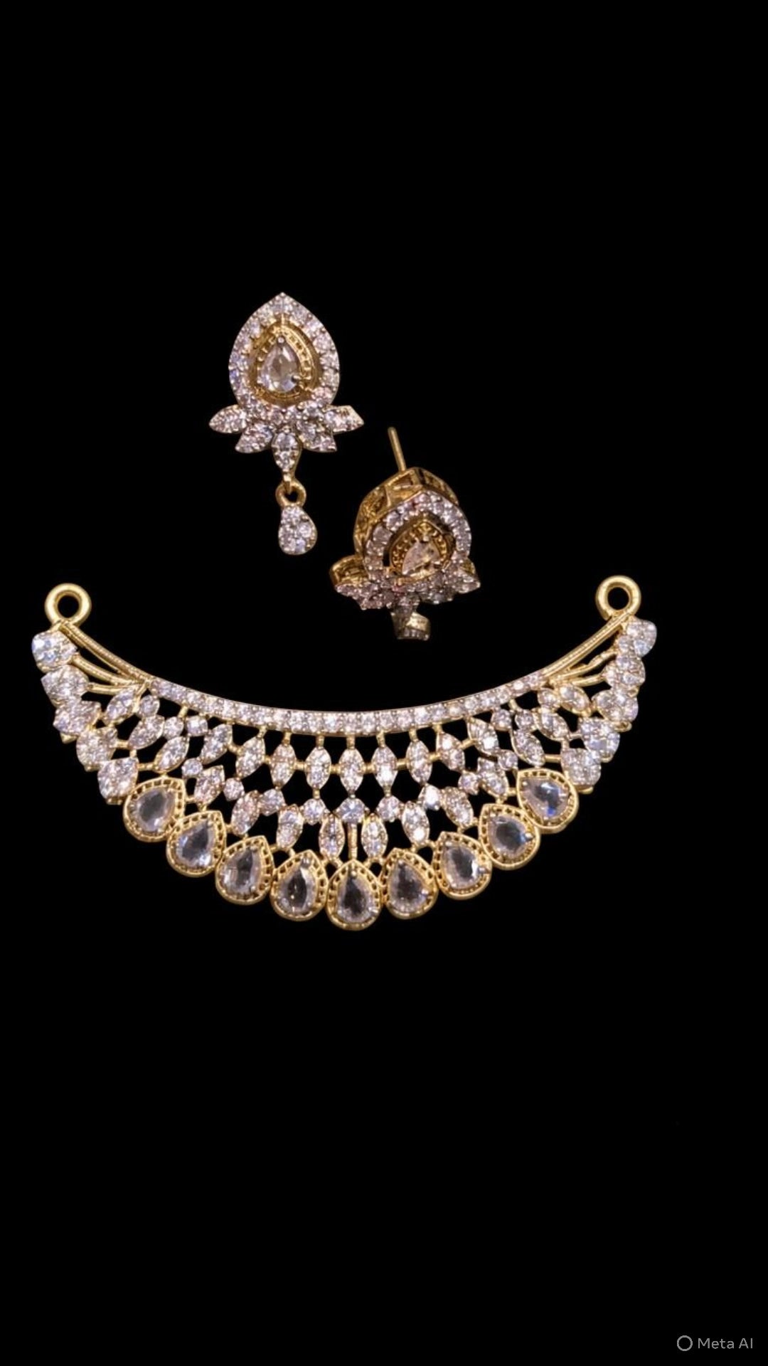 AD Pendant earring set || 1 set packing