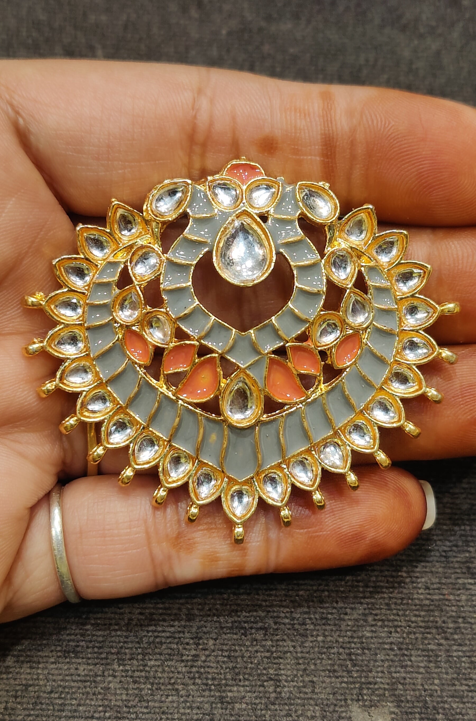 Meena kundan Pendant || Single piece packing
