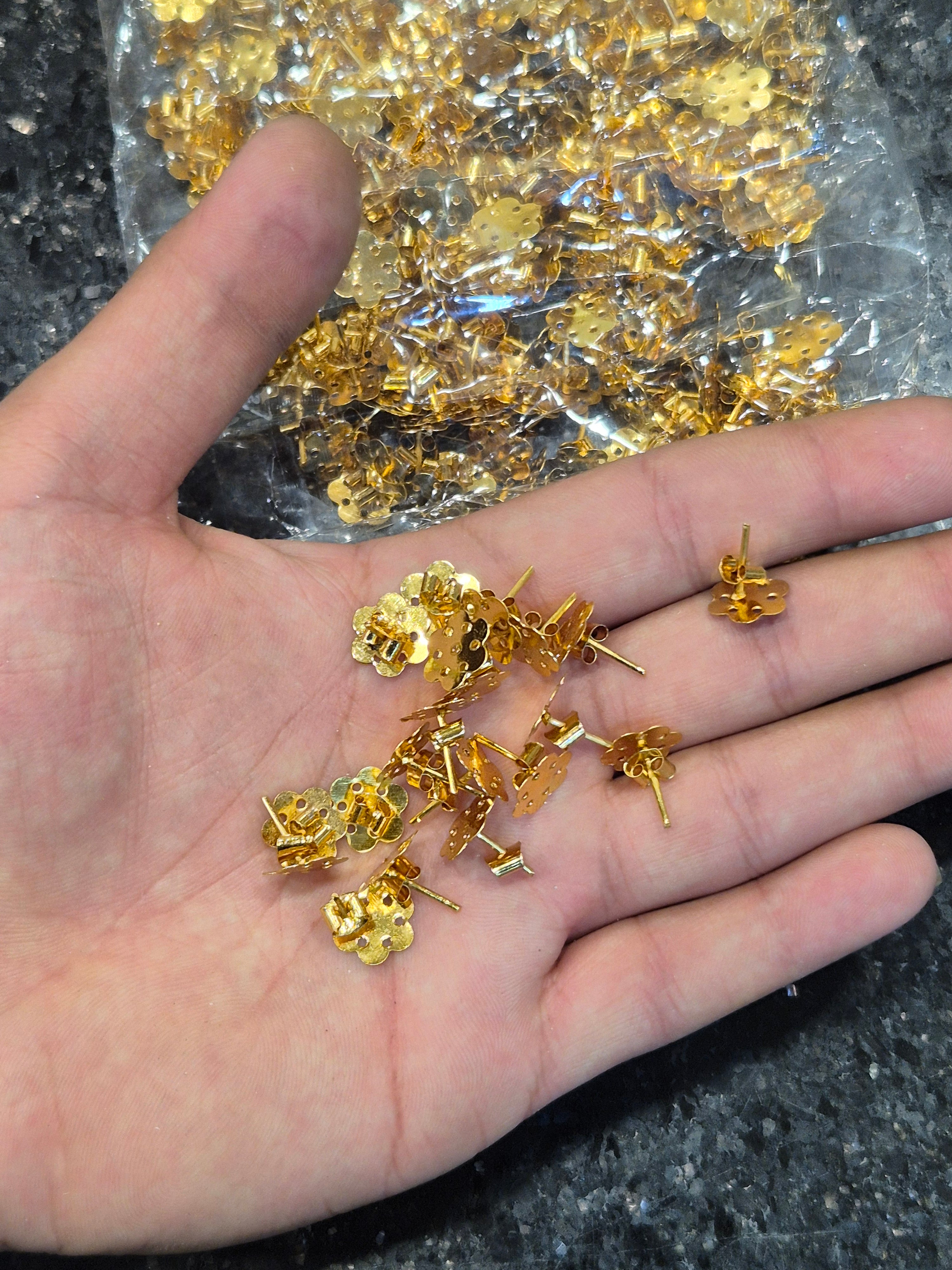 Earring base || 12 pairs and 144 pairs pack ||