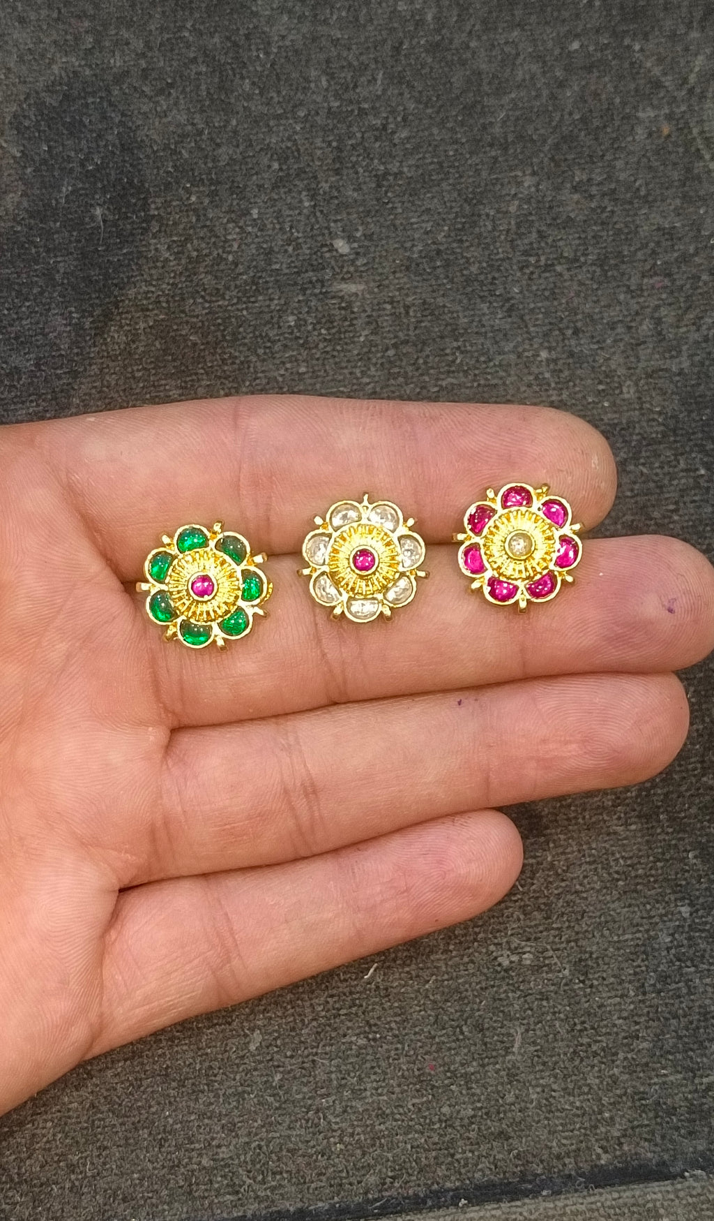 Jadau kundan|| 1 piece and|| 6 pieces pack||
